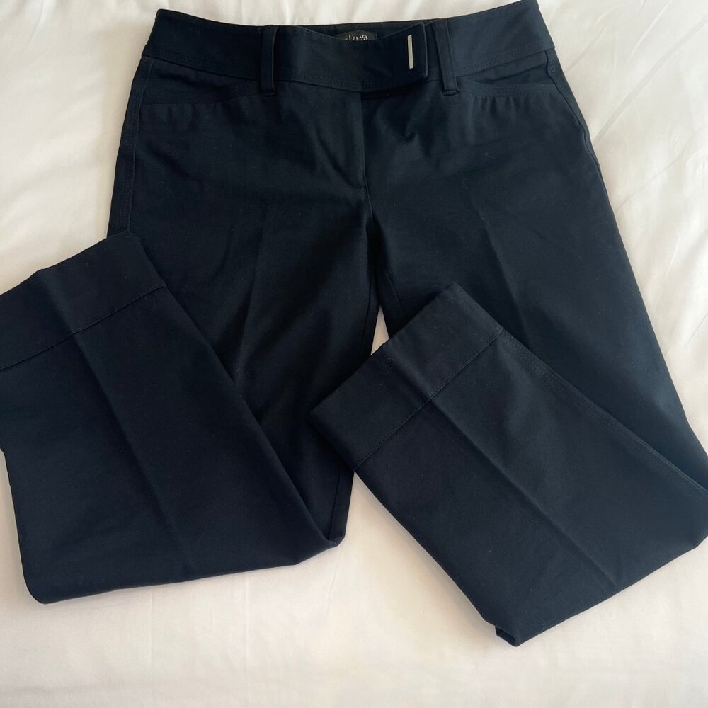 White House Black Market Black Slim Crop Pants Women’s - Size 2